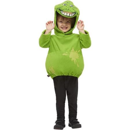 Monster & Griezel Kostuum | Slimey Slimer Monster Ghostbuster Kind Kostuum | Maat 116 | Halloween | Verkleedkleding